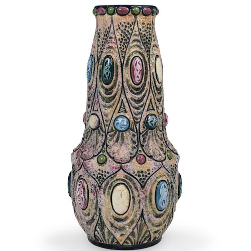 Czech Amphora Porcelain Vase
