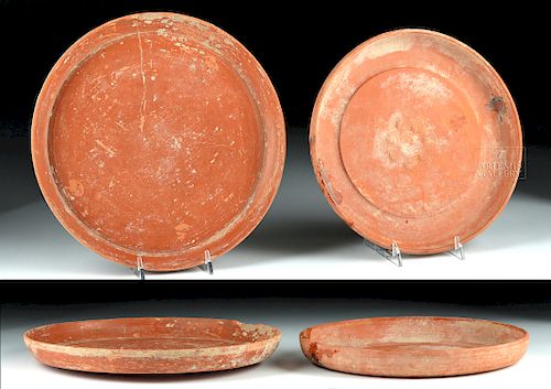 Roman North Africa Redware Plates (pr)