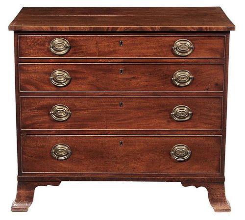 George III Mahogany Four-Drawer Chest
