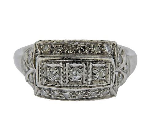  Platinum Diamond Ring 