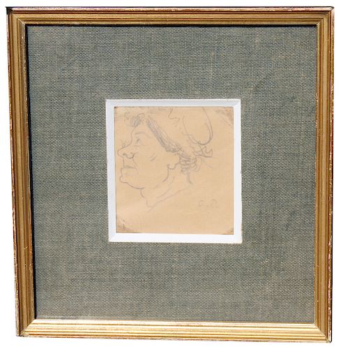 Camille Pissarro (1830 - 1903) Pencil Drawing