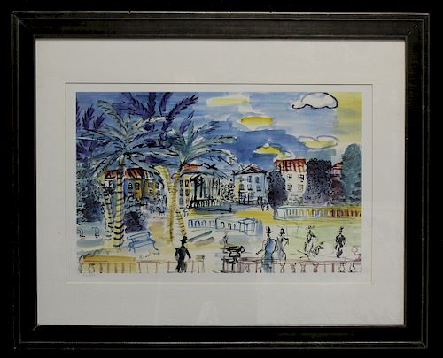 Framed Raoul Dufy Print, (86/500)