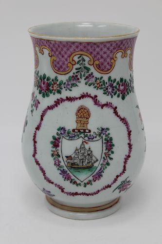 Chinese Export Hand Painted Porcelain Cup