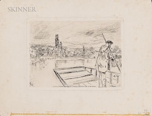 James Abbott McNeill Whistler (American, 1834-1903)  The Punt