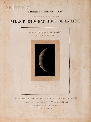 Maurice Loewy (French, 1833-1907), Pierre-Henri Puiseux (French, 1855-1928)  Fourteen Plates from Atlas Photographique de la Lune