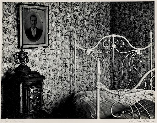 Walker Evans (American, 1903-1975)  Bed and Stove, Truro, Massachusetts
