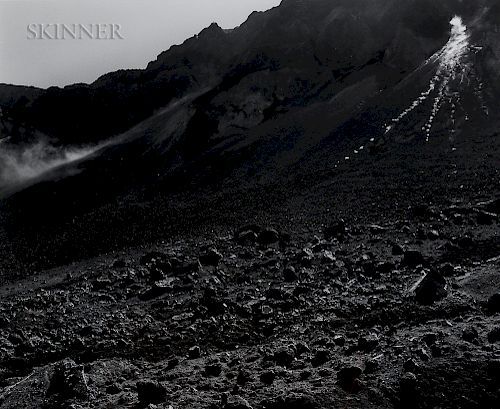 Frank Gohlke (American, b. 1942)  Rockfall - Mt. Saint Helens Crater