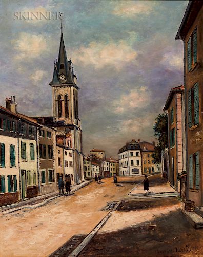 Maurice Utrillo (French, 1883-1955)  Rue de Province