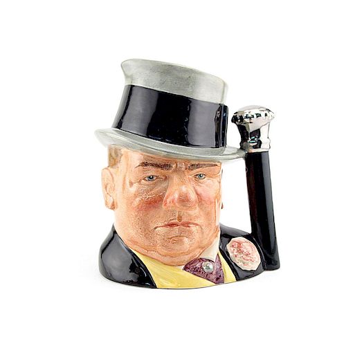 W.C. FIELDS D6674 (AMEX BACKSTAMP) - LARGE - ROYAL DOULTON CHARACTER JUG