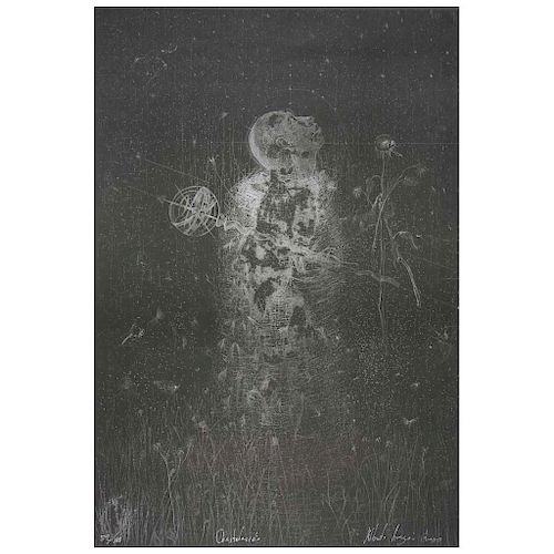 ALBERTO ARAGÓN REYES, Constelación (“Constellation”), Signed Screenprint 52 / 100, 35 x 24.8”(89 x 63 cm) 