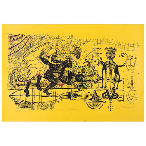 IXRAEL MONTES, El negro ("The Black Man"), Signed Screenprint 63 / 80, 20.4 x 29.9” (52 x 76