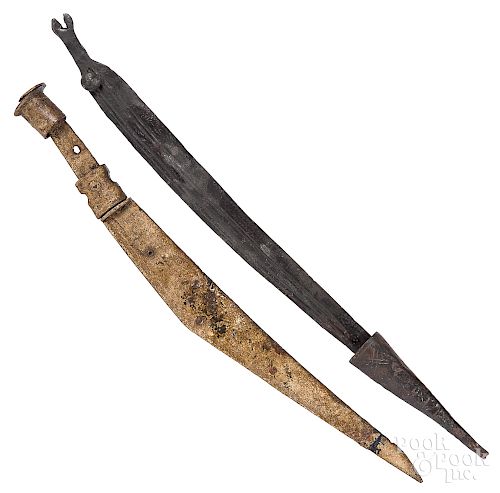Celtic iron dagger, 300-100 B.C.