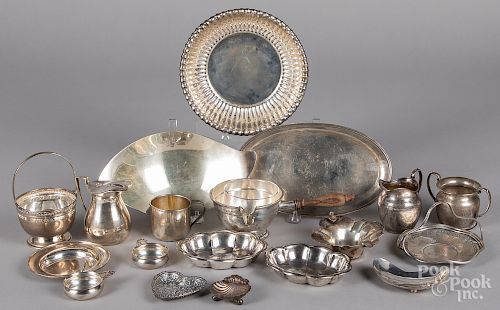 Sterling silver tablewares, 59 ozt.