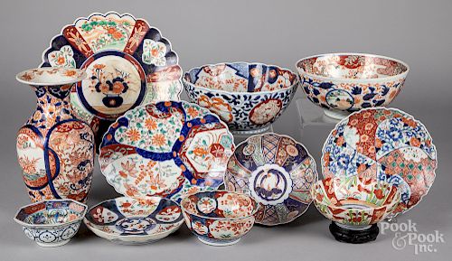 Large group of Imari porcelain.