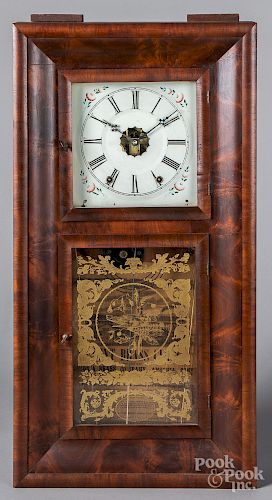 Ansonia mahogany mantel clock