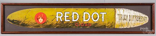 Red Dot Cigar lithograph advertisement