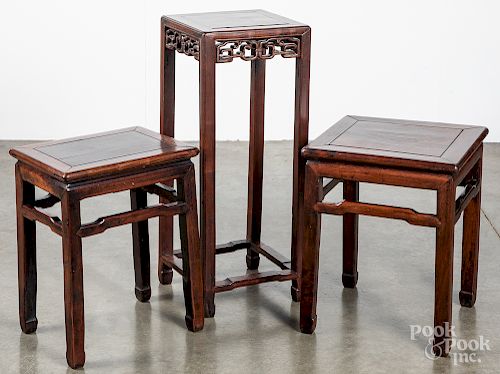 Five Chinese hardwood stands