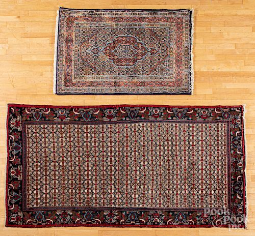 Two semi antique carpets