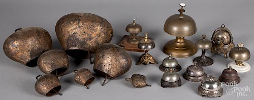 Collection of bells and ringers