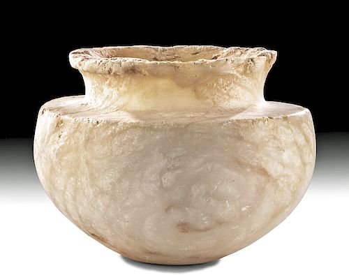 Egyptian New Kingdom Alabaster Jar