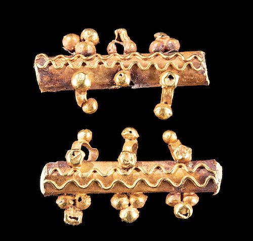 Early Christian / Byzantine 20K+ Gold Amulet Containers