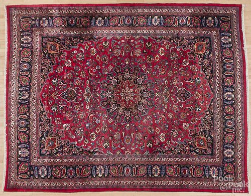 Room-size Persian carpet, 12' 6'' x 10' 4''.