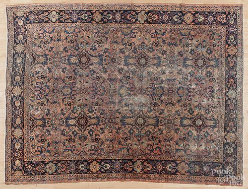 Mahal carpet, early 20th c., 11' 5'' x 8' 9''.