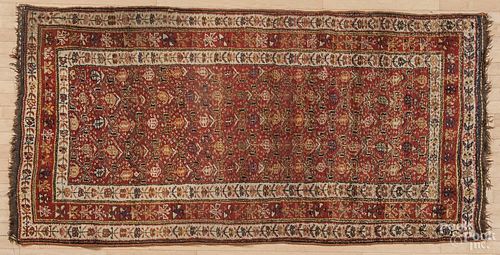 Hamadan carpet, early 20th c., 7' 9'' x 3' 10''.