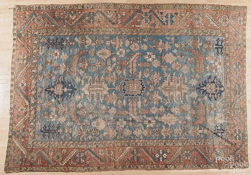 Heriz carpet, early 20th c., 11' 9'' x 8' 7''.