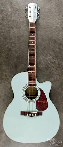Fender guitar, DGA-1Blue, serial number CS 05065785, together with a group of related accoutrements, stand, amp, etc.