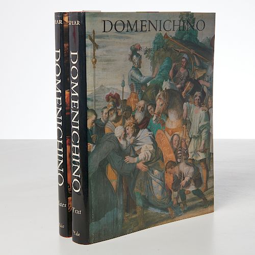 BOOKS: (2) vols, Domenichino, Yale, text & plates