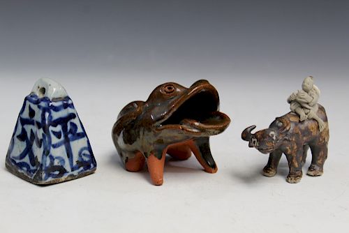 Three Chinese Decorative Items.