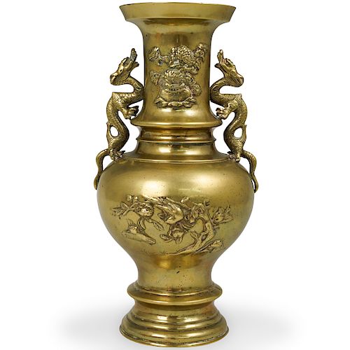 Chinese Gilt Bronze Urn
