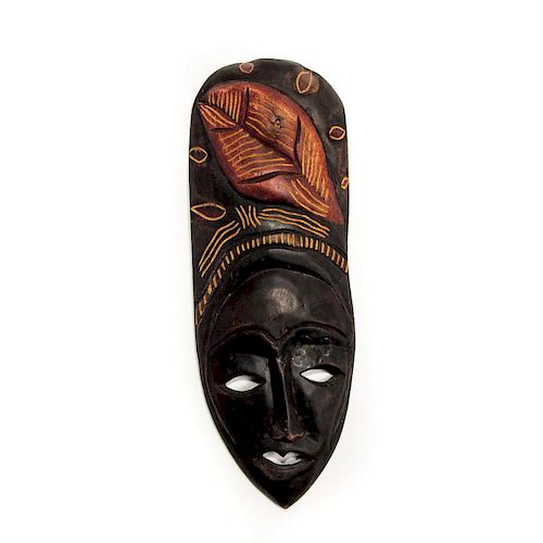 VINTAGE AFRICAN HANDCRAFTED WOODEN WALL MASK
