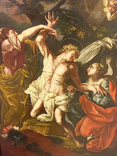 17th Century Painting Italian School Religious