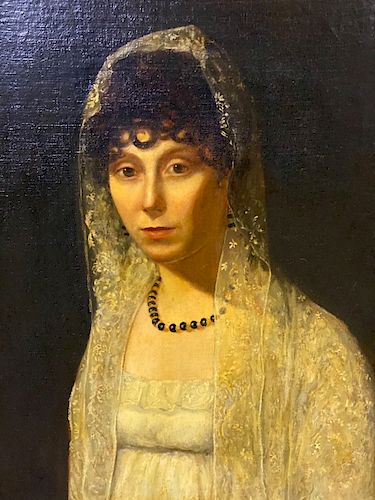 Portrait of a Woman with White Mantilla