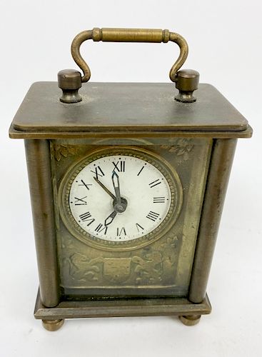 Early French Carriage or Travel Clock