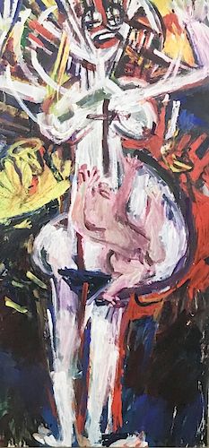 Aida Nelson Oil on Canvas Abstract