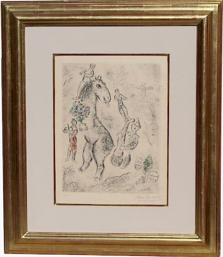 Marc Chagall (1887-1985) Etching