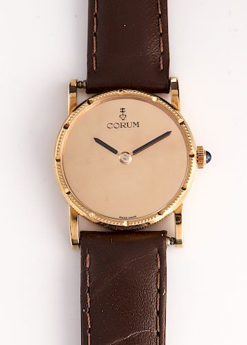 Corum 18K Yellow Gold Mechanical Wristwatch