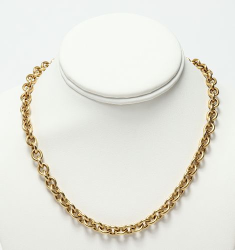 Slane & Slane 18K Yellow Gold Chain Necklace