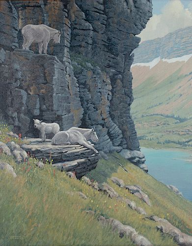 Jerome Connolly (1931-2016) Mountain Goats 