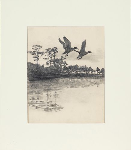 Richard E. Bishop (1887-1975)  Drawing, Etching, and Book