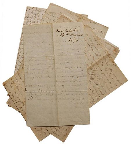 George Washington Custis Lee Letter