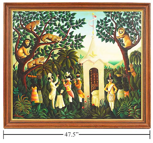 Orville Bulman 'Jungle Patrole' Oil Painting