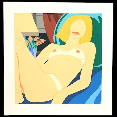 Tom Wesselmann 'Claire Nude' Screenprint on Paper