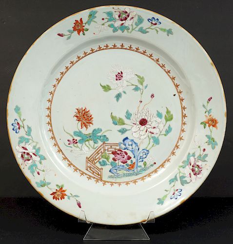 Large 18th C. Chinese Export Charger