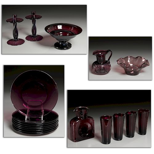 Amethyst Glass Tableware Collection