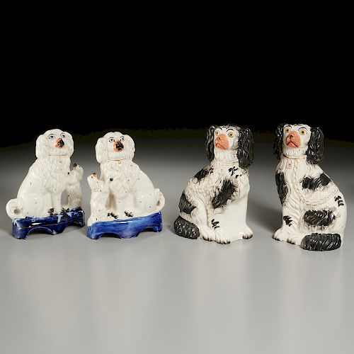 (2) Pairs Staffordshire Dogs