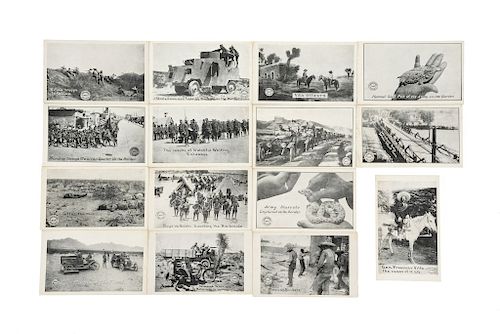 Kavanaugh's War Postals. Escenas de la Expedición Punitiva contra Francisco Villa. El Paso, Texas, 1916. Postales. Piezas: 15
